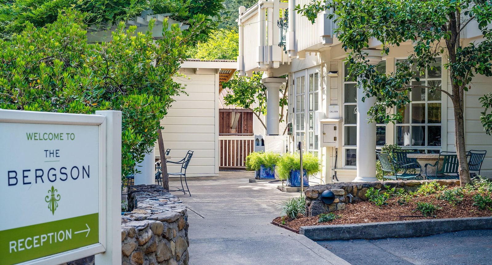 Location of Calistoga Hotel